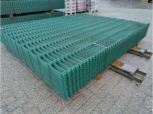 Heras - dubbelstaafs hekwerk 8/6/8 (25x) 2,03m groen - afbeelding 1 van  9