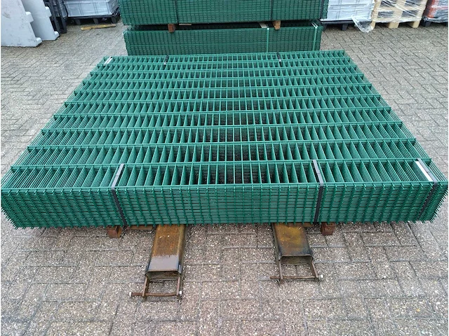 Heras - dubbelstaafs hekwerk 8/6/8 (25x) 2,03m groen - afbeelding 2 van  9