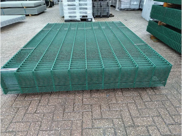 Heras - dubbelstaafs hekwerk 8/6/8 (25x) 2,03m groen - afbeelding 4 van  9