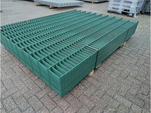 Heras - dubbelstaafs hekwerk 8/6/8 (25x) 2,03m groen - afbeelding 5 van  9