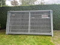 Heras / bekaert bouwhek met voetstuk (19x) - afbeelding 1 van  3