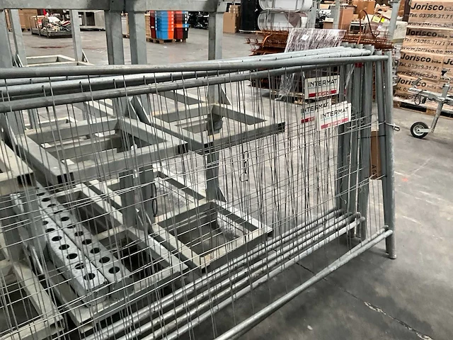 Heras hekken laag (7x) met 15 voetblokken - afbeelding 3 van  7