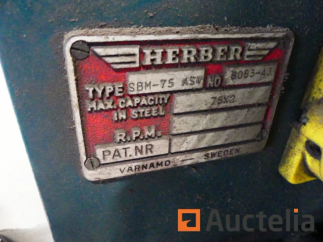 Herber sbm-75 asw buisbuigmachine - afbeelding 6 van  11