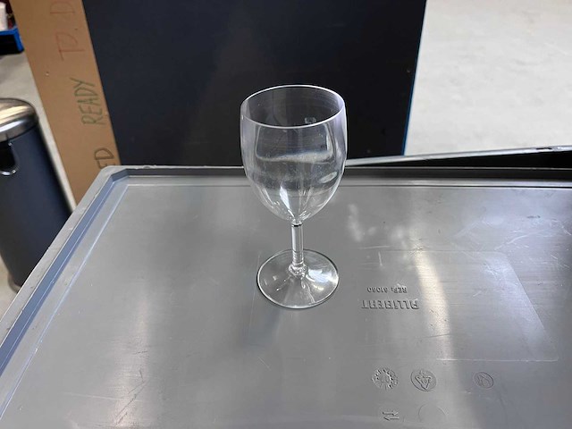 Herbruikbare beker wijnglas (48x) - afbeelding 1 van  2