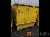 Herbruikbare metaal afvalbak