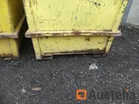 Herbruikbare metaal afvalbak - afbeelding 2 van  5