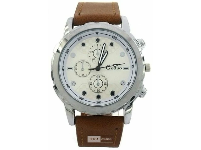 Heren horloge e-c2.1 w632-007c quartz watch 42mm brown - afbeelding 1 van  1