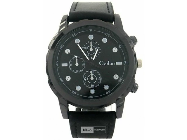 Heren horloge e-f21.1 w632-007a quartz watch 42mm black - afbeelding 1 van  1