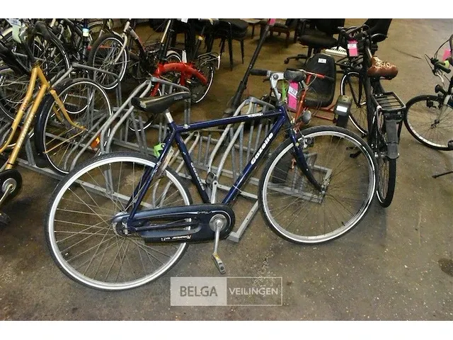 Herenfiets gazelle blauw - afbeelding 1 van  2