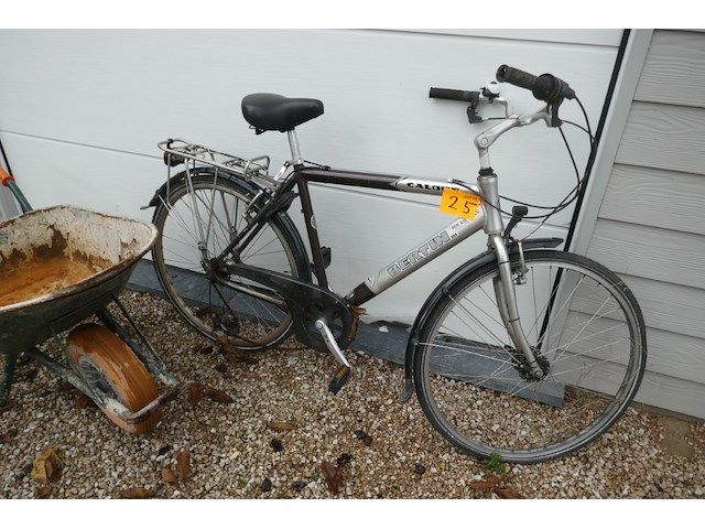 Herenfiets + kruiwagen - afbeelding 1 van  5