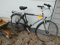Herenfiets + kruiwagen - afbeelding 1 van  5