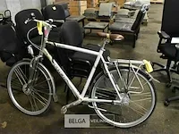 Herenfiets trek l500 wit/goud - afbeelding 2 van  2