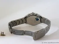 Herenhorloge casio ef-503, quartz, vv stopwatch, mogelijke gebruikssporen, mogelijks nieuwe batterij nodig - afbeelding 3 van  4