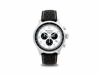 Herenhorloge rodania rally gt chr s/s, w/b, leather black, sapphire 10 atm, ref. 26454 - afbeelding 1 van  1