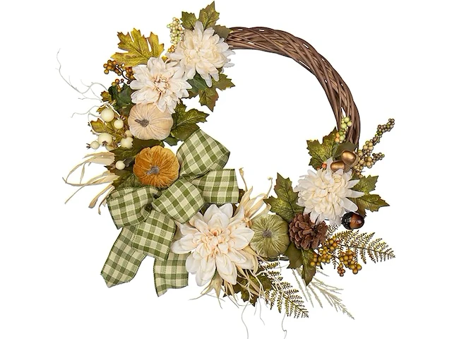 Herfstdeurkrans (61 cm) - afbeelding 1 van  4