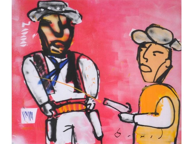 Herman brood - billy the kid - zeefdruk - afbeelding 2 van  8