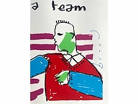 Herman brood - we're a team - zeefdruk - afbeelding 6 van  6