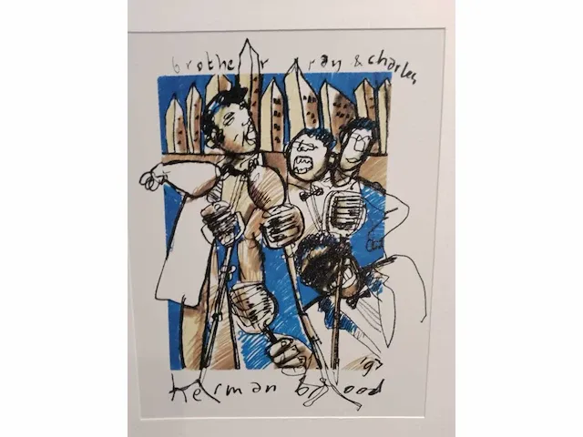 Herman brood “brother ray & charles” - afbeelding 1 van  2
