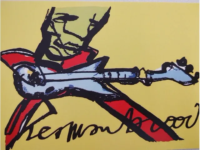 Herman brood guitarman - afbeelding 1 van  4