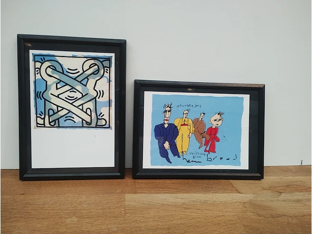 Herman brood & keith haring - afbeelding 1 van  1