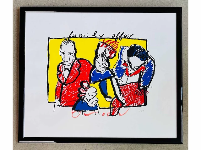 Herman brood (zwolle 1946-2001) ingelijst - lage instel - afbeelding 2 van  12