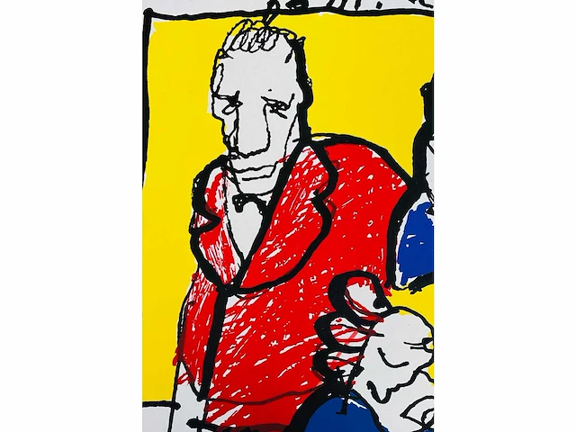 Herman brood (zwolle 1946-2001) ingelijst - lage instel - afbeelding 3 van  12