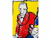 Herman brood (zwolle 1946-2001) ingelijst - lage instel - afbeelding 3 van  12