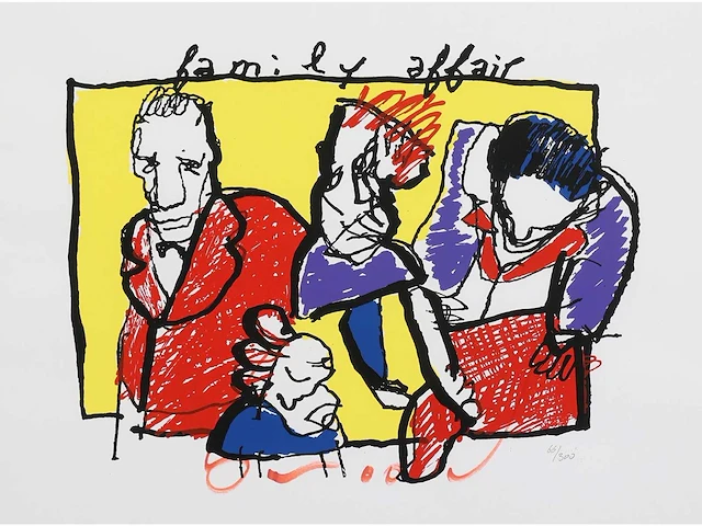 Herman brood (zwolle 1946-2001) ingelijst - lage instel - afbeelding 6 van  12