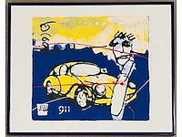 Herman brood (zwolle 1946-2001) porsche 911 - afbeelding 3 van  9