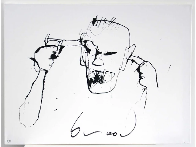 Herman brood (zwolle,1946 – 2001) - canvas - afbeelding 2 van  8