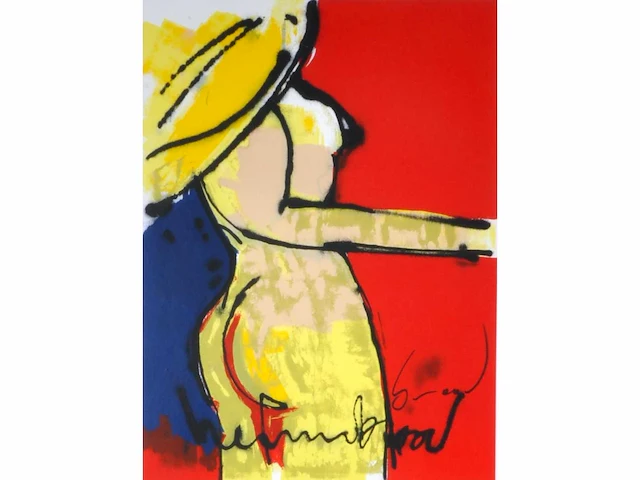 Herman brood (zwolle,1946 – 2001) - groot, ingelijst - afbeelding 2 van  8