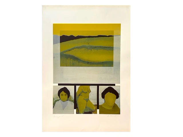 Herman van nazareth - figures and landscapes 1971 - afbeelding 1 van  4