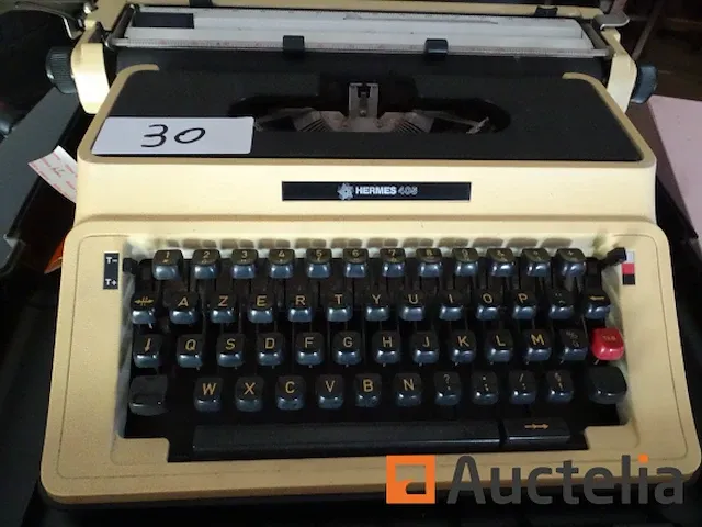 Hermes typemachine 405 in haar doos - afbeelding 4 van  6