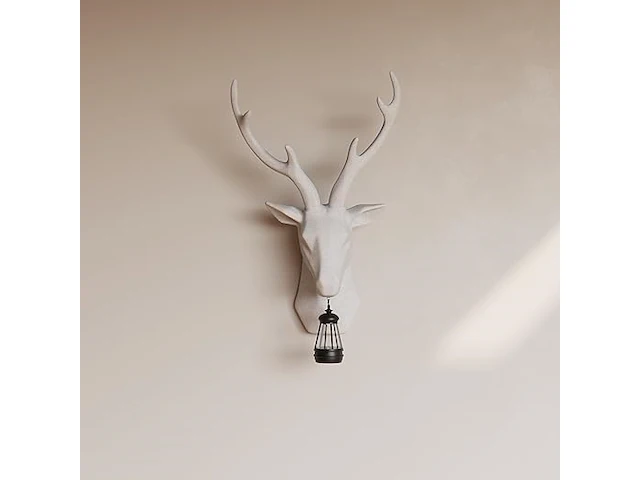 Hertenkop wanddecoratie - afbeelding 4 van  4