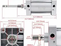 Heschen pneumatische standaard cilinder sc 100 - afbeelding 2 van  2