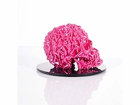 Het skull "fushia pink " - alvaro mendez - 2024 - 3d sculptuur gelimiteerd 30 stuks - 20x20x23 - certificaat - afbeelding 6 van  7