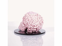 Het skull "roze mat" - alvaro mendez - 2024 - 3d sculptuur gelimiteerd 30 stuks - 20x20x23 - certificaat - afbeelding 4 van  6