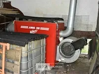 Hete luchtblazer op mazout, mobiel, arcotherm jumbo
