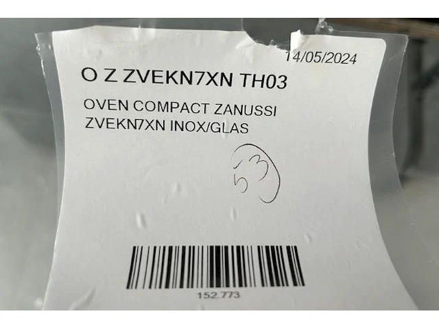 Hete luchtoven zanussi - afbeelding 5 van  9