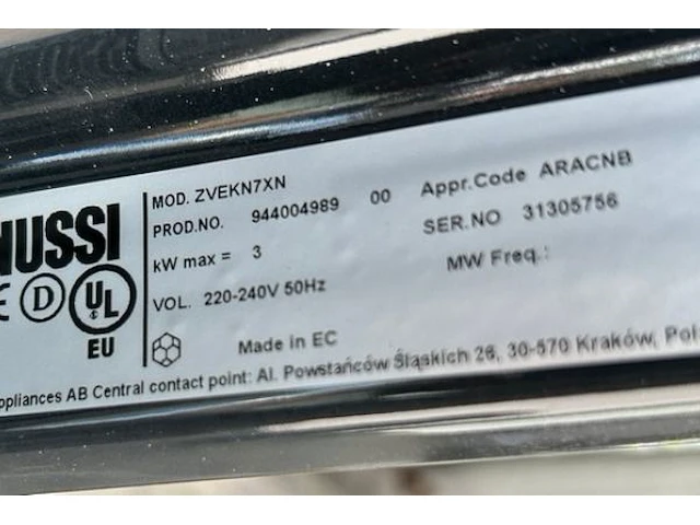Hete luchtoven zanussi - afbeelding 8 van  9