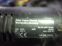 Hete luchtpistool atlas copco - afbeelding 2 van  2