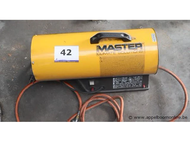 Heteluchtblazer master op gas - afbeelding 1 van  1