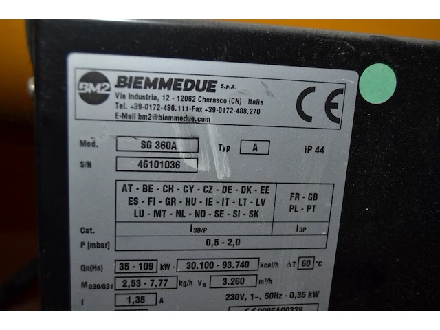 Heteluchtkanon oklima sg 360a - afbeelding 6 van  6