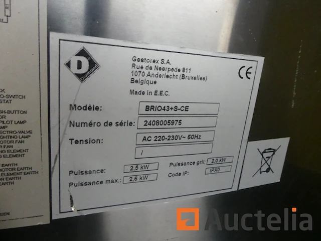 Heteluchtoven met grill caterchef brio43+s-ce - afbeelding 2 van  5
