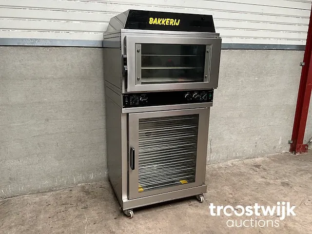 Heteluchtoven met rijskast - afbeelding 1 van  1