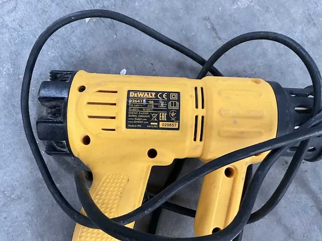 Heteluchtpistool/warmtepistool dewalt d2641-qs - afbeelding 4 van  4