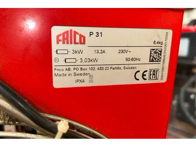 Heteluchtventilator frico - afbeelding 4 van  4