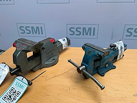 Heuer / dolex bankschroef (2x) - afbeelding 1 van  7