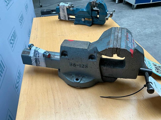 Heuer / dolex bankschroef (2x) - afbeelding 6 van  7