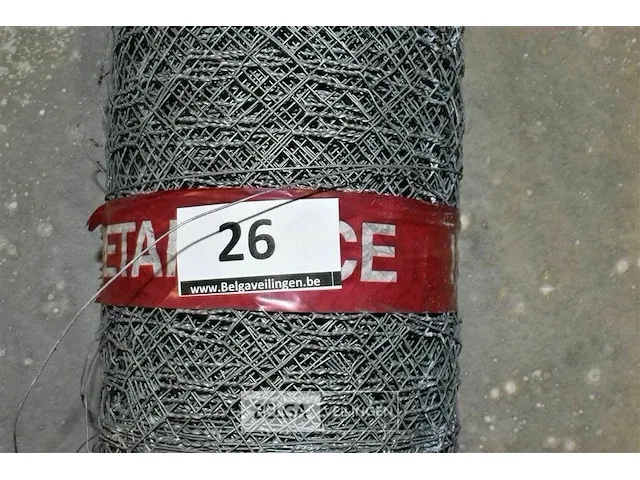 Hexanet betafence 50 meter x 120 cm. gaas 50 mm. - afbeelding 2 van  3